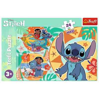 Пазл Trefl Maxi Lilo&amp;Stitch Щасливий день 24 елемента (5900511143652) Вінниця