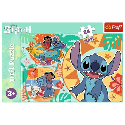 Пазл Trefl Maxi Lilo&Stitch Счастливый день 24 элемента (5900511143652) Винница - изображение 3