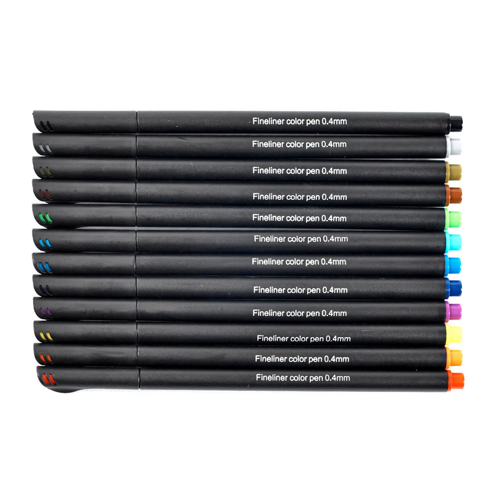 Маркеры двусторонние Touch 200 цветов и набор лайнеров 24 цвета для эскизов и скетчей, набор фломастеров Каменец-Подольский - изображение 6