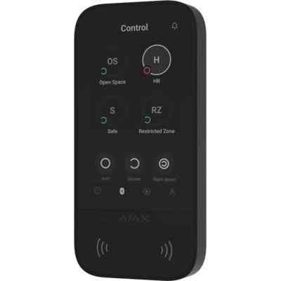 Клавиатура к охранной системе Ajax KeyPad TouchScreen black Винница