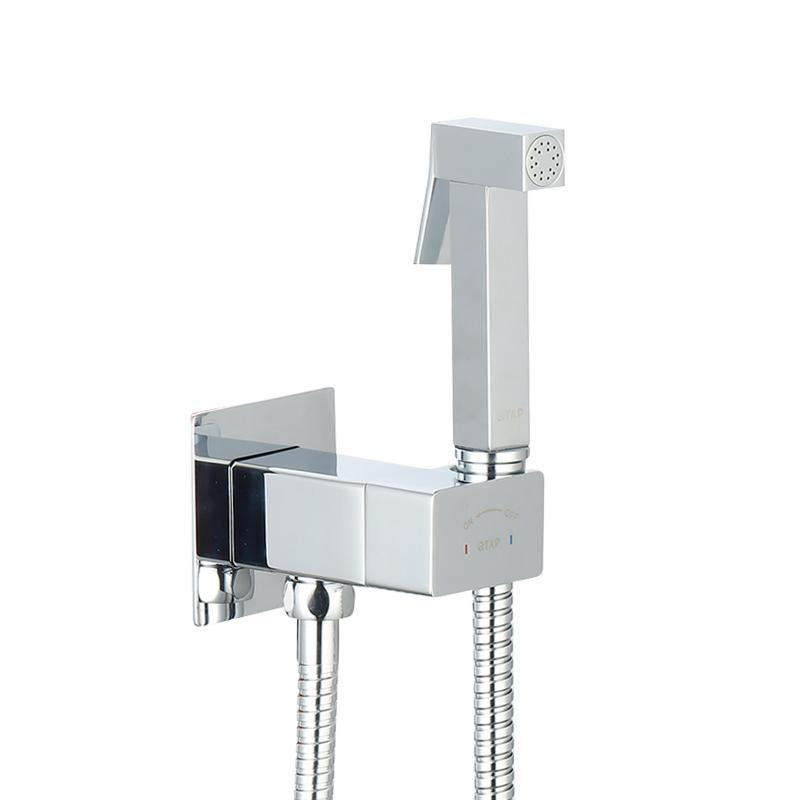 Набір для гігієнічного душу Qtap Inspai-Varius квадратний прогресивний картридж QTINSVARCRMV00440701 Chrome Київ - фото 3