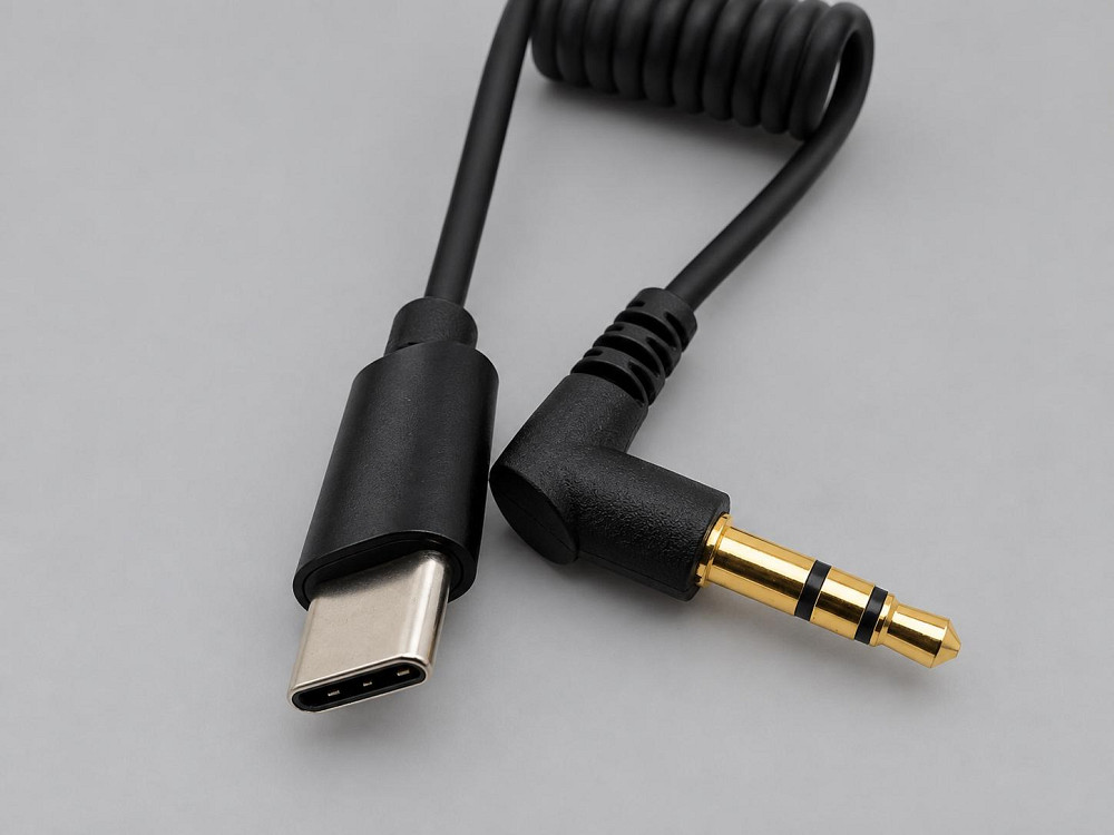 Аудіокабель, кабель Jack 3.5 мм - Type-C 13см (товар з вітрини) Луцьк - фото 3