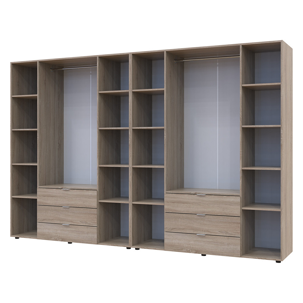 Комплект шаф для одягу Doros Гелар (2 шт.) 310х49,5х203,4 см Дуб сонома (DRS-011114) Львів - фото 4