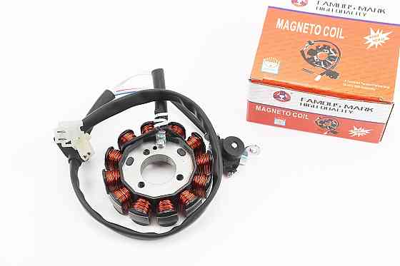 Статор магнето (генератора) Yamaha JOG SA-36J / 39J (12 котушок роз'єм "мама / мама 2 + 2") Київ