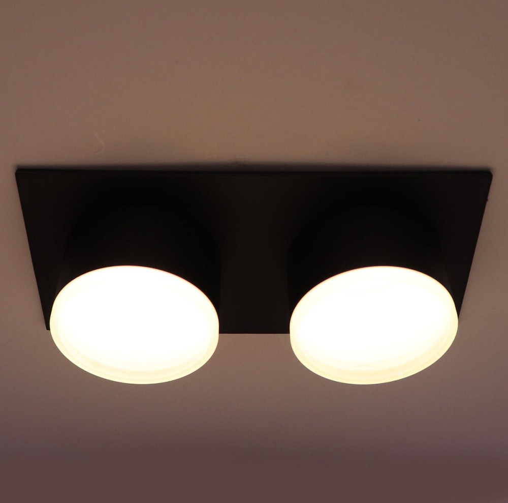 Світильник точковий Sirius PRD S 3626S-2 BK на 2 лампочки Коломия - фото 1