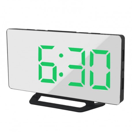Настільний годинник з дзеркальним дисплеєм DS-3625B 24937 Луцьк - фото 1