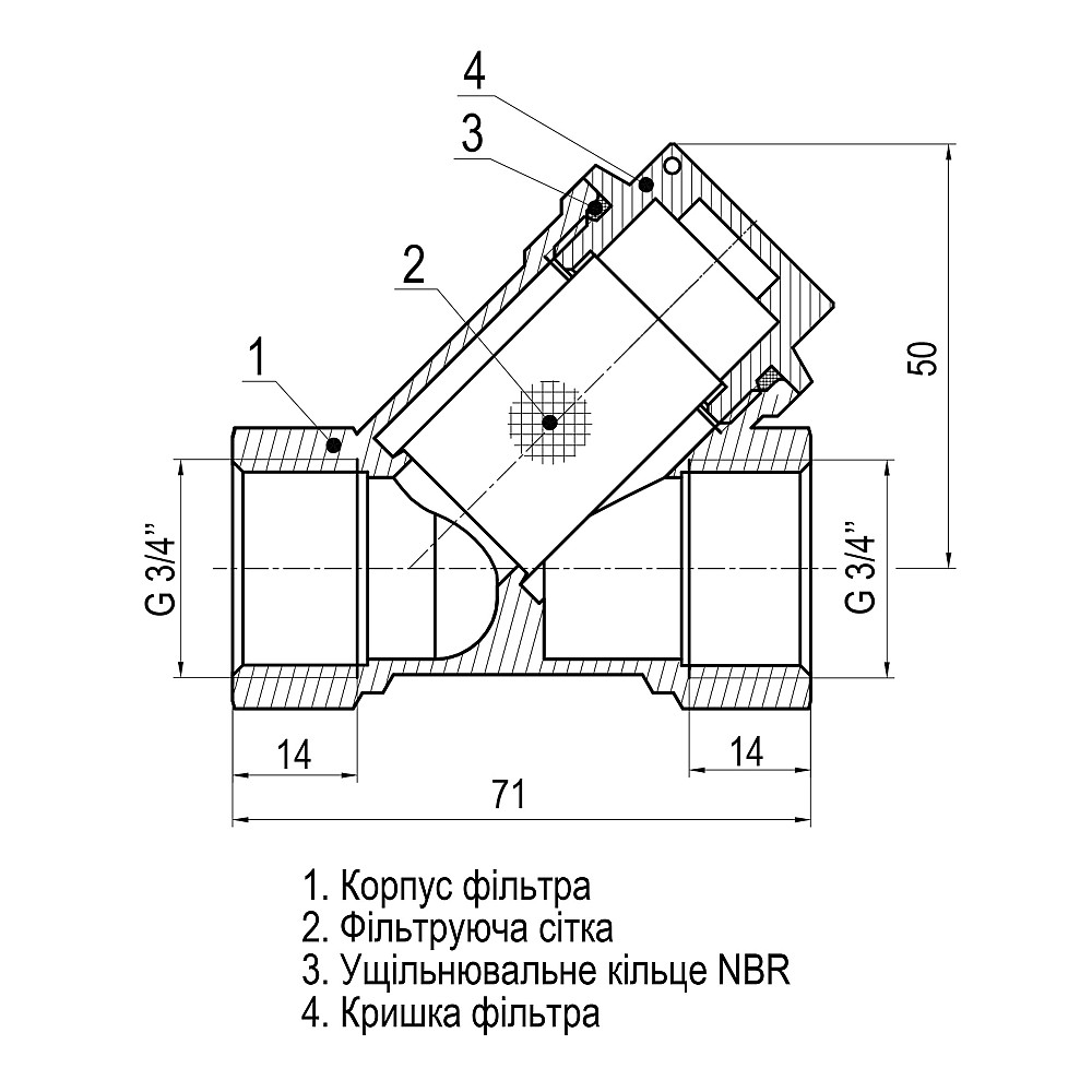 Фільтр грубого очищення SELBA  3/4″ SL1512 Тернопіль - фото 5