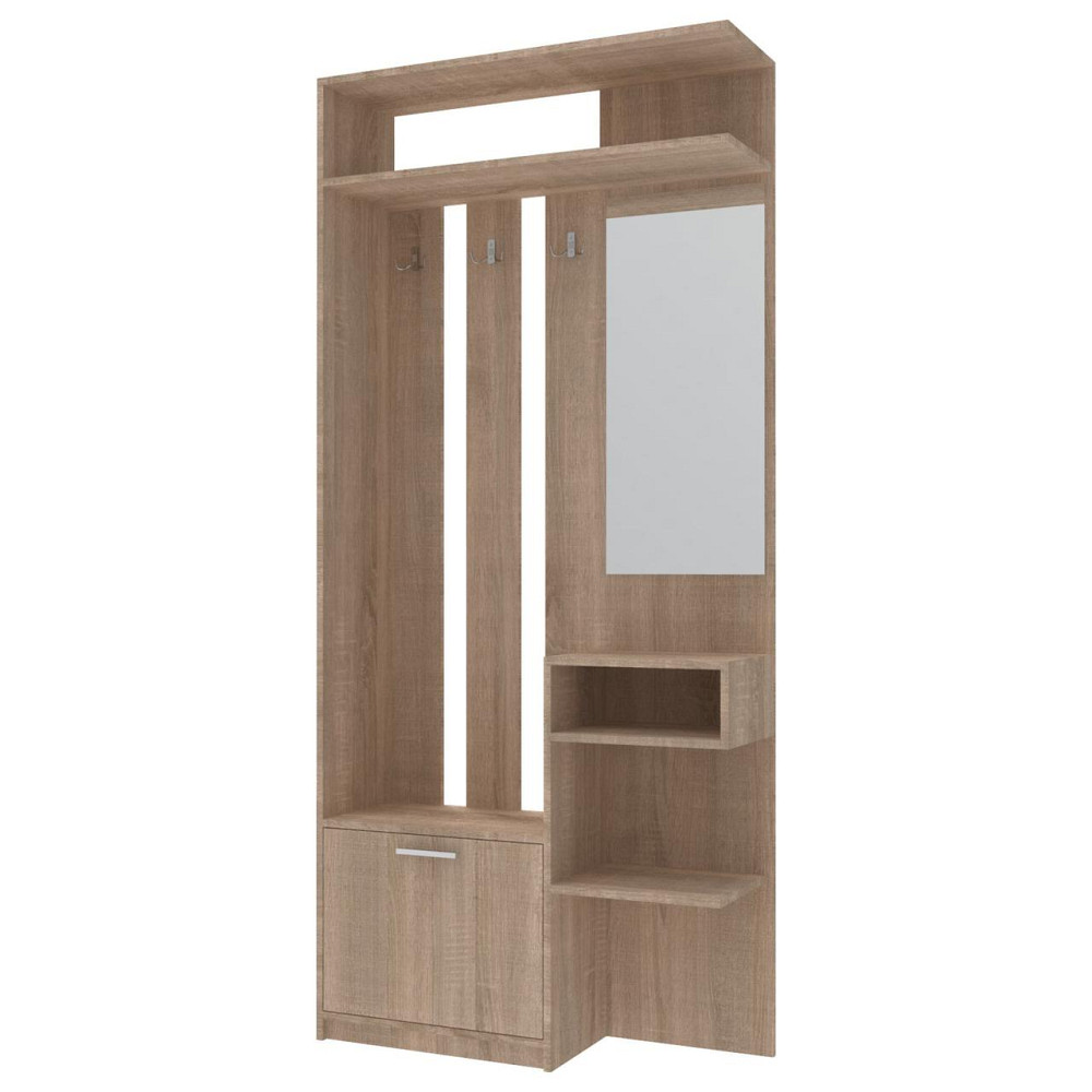 Прихожая Doros Ривьера 91,5х30х203 см Дуб сонома (DRS-011333) Днепр - изображение 2