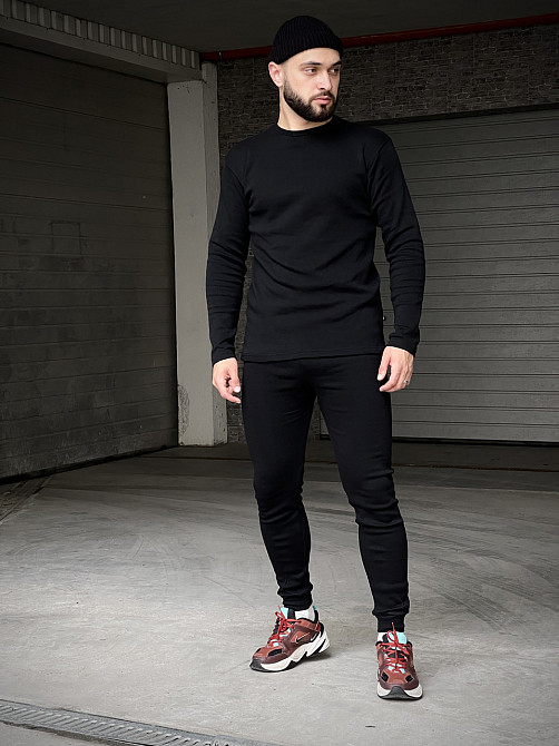 Якісний повсякденний чоловічий комплект термобілизни на флісі, для ЗСУ S M L XL XXL Днепр - изображение 1