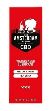 Вагінальний лубрикант Original CBD from Amsterdam - Waterbased Lubricant, 50 ml Sex Aura Київ