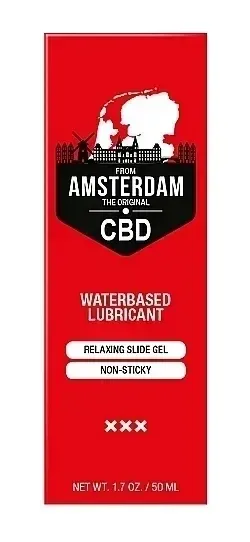 Вагінальний лубрикант Original CBD from Amsterdam - Waterbased Lubricant, 50 ml Sex Aura Київ - фото 3