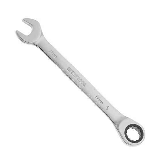 Ключ комбінований з тріскачкою 17мм Cr-V; F DIN3113 Мукачево