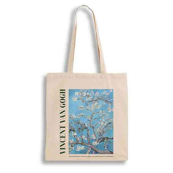 Екошопер BookOpt BK4098 Vincent Van Gogh Almond Blossom бежевий Киев