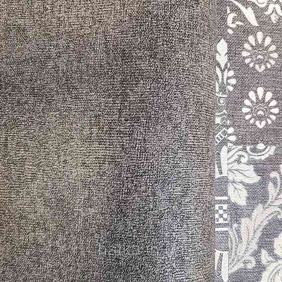 Шпалери метрові вінілові на флізелін Yuanlong Samsara однотонні ефект потертості під штукатурку чорні Київ