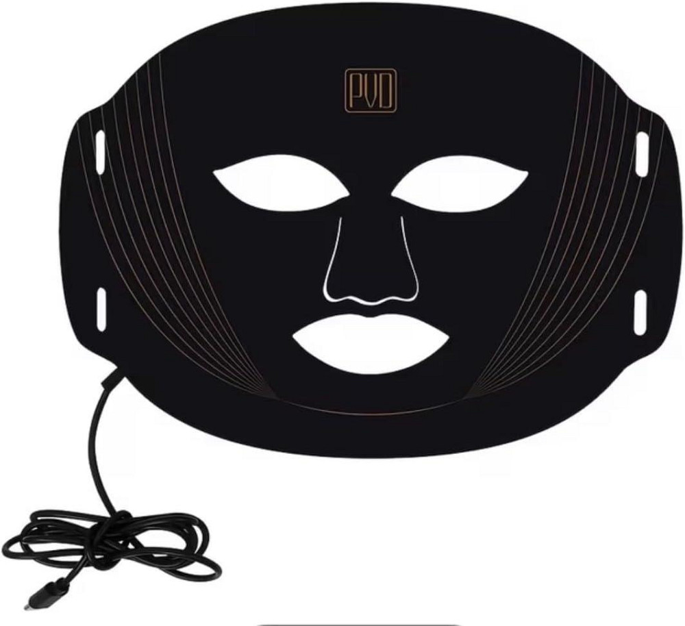 Маска для обличчя RD-65041 USB (7 режимів) терапія червоним світлом для омолодження та проти зморщок Чорний Вінниця - фото 3