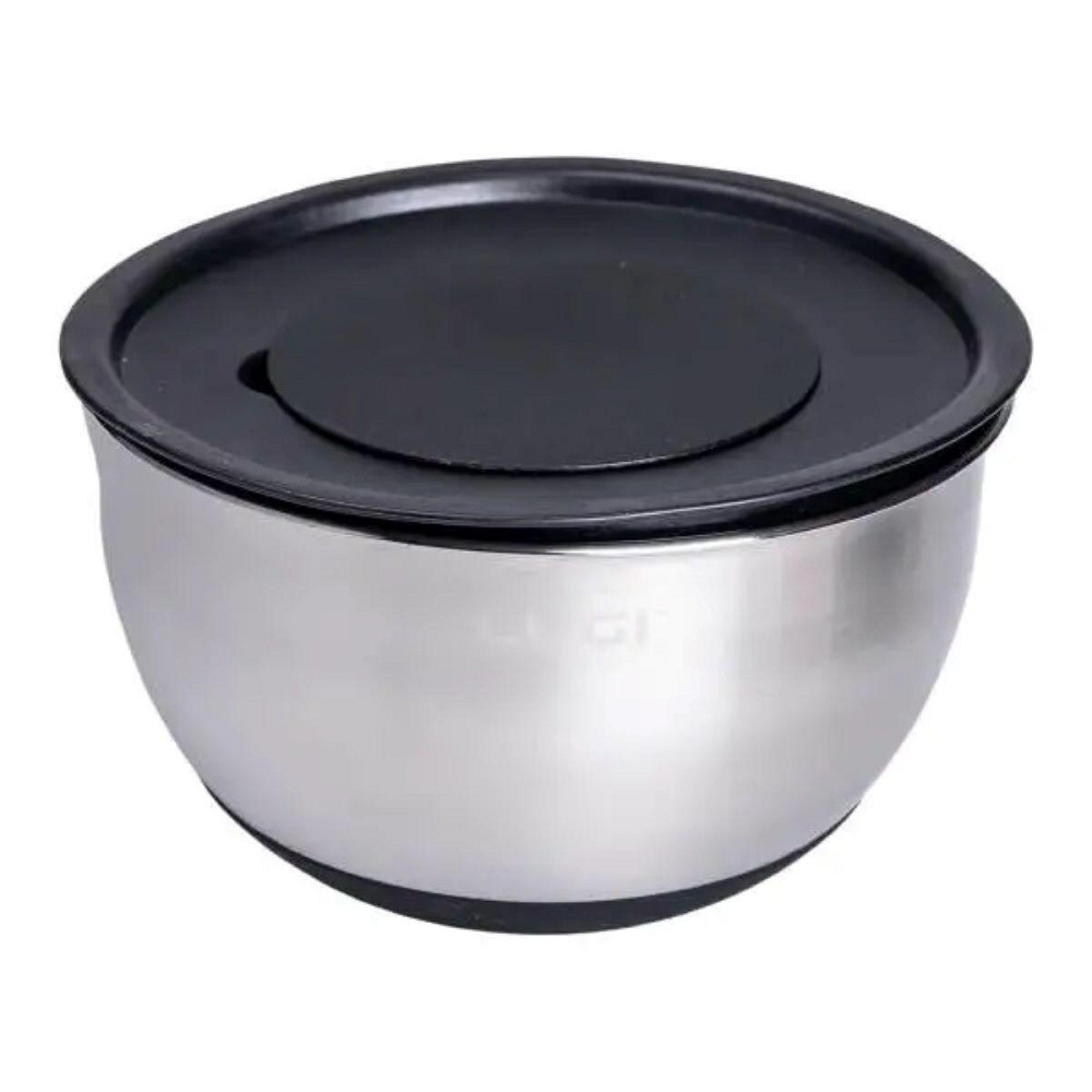 Набір мисок з нержавіючої сталі з кришками 3 шт. Київ - фото 3