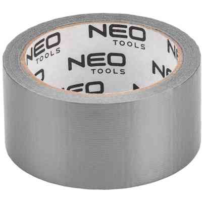 Изоляционная лента Neo Tools 20м, 48х0.11мм, армированная, серый (56-040) Винница
