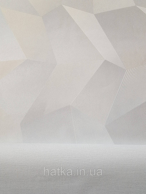 Шпалери метрові вінілові на флізеліні Sintra Vila геометрія фігури 3д сірі білі сріблясті 534601 Київ - фото 4