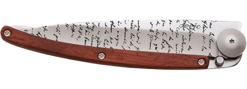 Универсальный Складной Нож с лазерной гравировкой Рукопись Deejo 