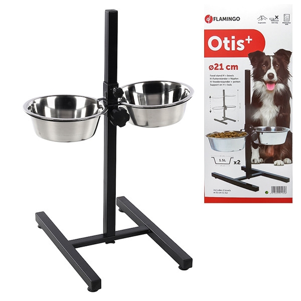Flamingo Otis+ H-Stand S ФЛАМІНГО ОТІС+ миски на штативі для собак, 2х1.5л Київ - фото 1