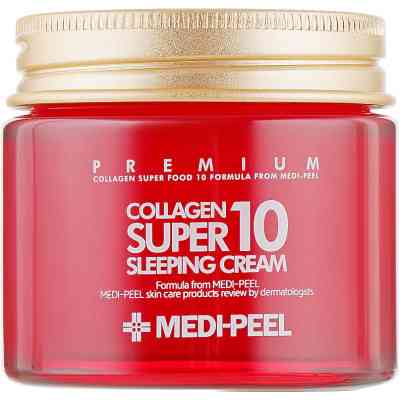 Крем для обличчя Medi-Peel Collagen Super10 Sleeping Cream Омолоджувальний нічний з колагеном 70 мл (8809409342382) Вінниця