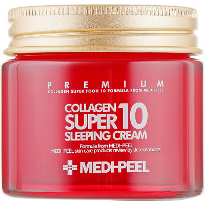 Крем для лица Medi-Peel Collagen Super10 Sleeping Cream Омолаживающий ночной с коллагеном 70 мл (8809409342382) Винница - изображение 1