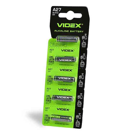 Батарейка Videx AAA LR03 Alkaline 1.5В — щелочные батарейки для пультов, игрушек, часов, техники Киев