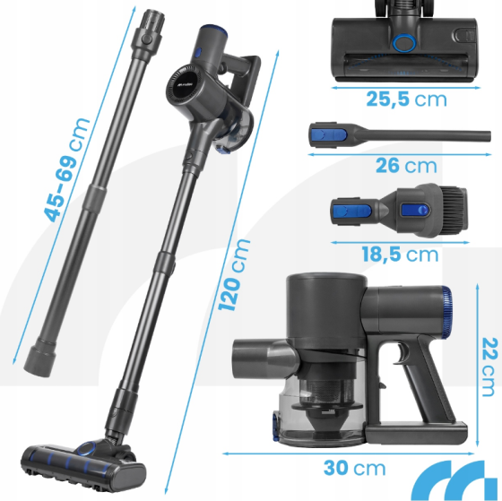 Вертикальный пылесос MalTec TURBOCYCLONE PRO3000 400Вт (Польша) Киев