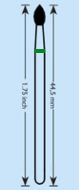 Алмазна насадка пламевидная . Київ - фото 1