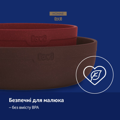 Тарелка детская Lovi Pistachio Tamarillo Бордовые 2 шт (21/531_red) Винница - изображение 4