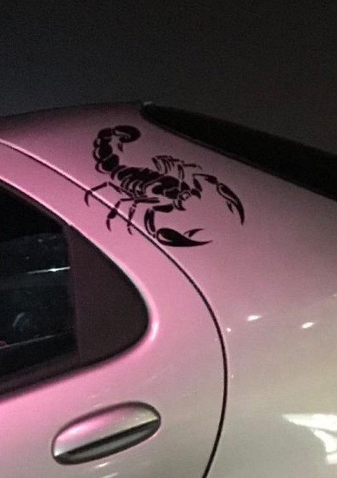 Стикер на авто Скорпіон Чорна 2 шт Київ - фото 4