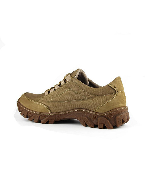 Военные тактические кроссовки койот – мужские летние кожаные кроссовки, прошитые, легкие, износостойкие Львов - изображение 2