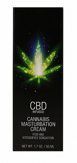 Стимулирующий крем для мужчин Shots - CBD Cannabis Masturbation Cream For Him, 50 ml Sex Aura Киев - изображение 4