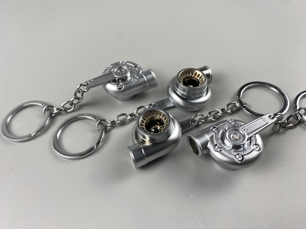 Брелок турбіна ТКР (турбокомпресор) свисток, брелок на ключі для водія, брелок-свисток ТКР сріблястий Мукачево - фото 5