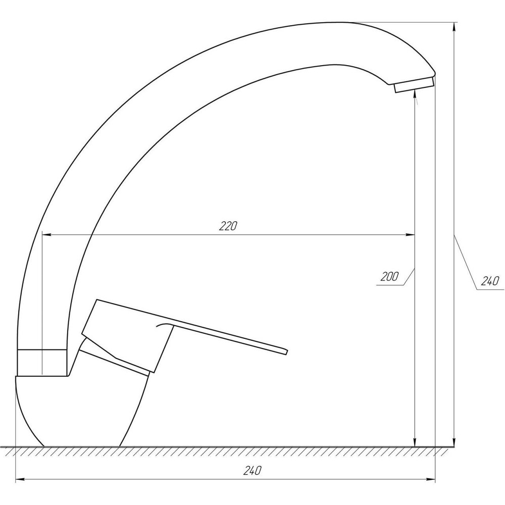 Змішувач для кухні DOMINO BLITZ DBC-203S (000010462) Київ - фото 4