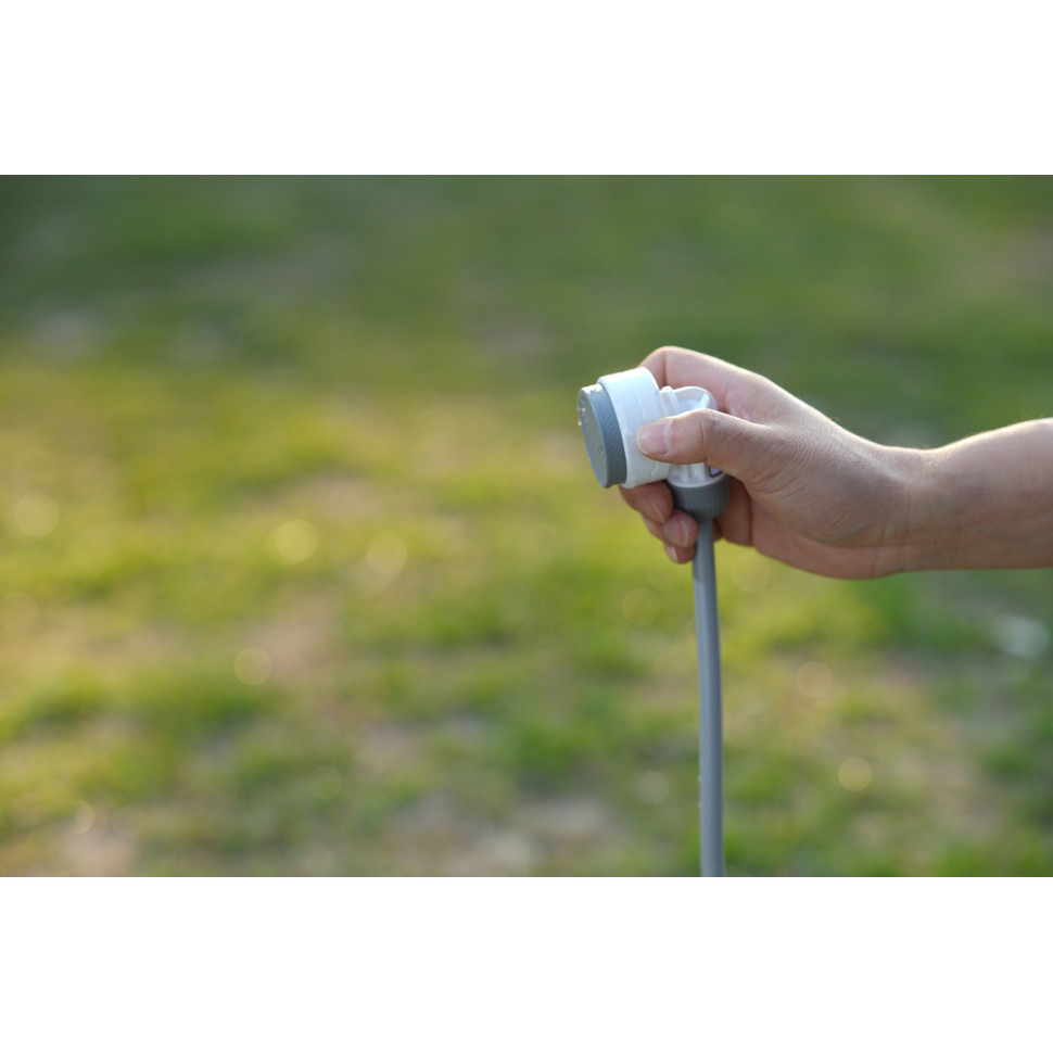 Душ портативний з насосом на акумуляторі Flextail Tiny Shower, білий Київ - фото 12