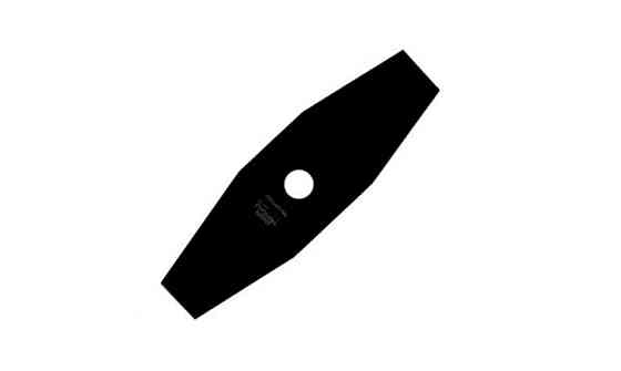 Нож мотокосы 2Т (L-305, h-2, Ø25.4 mm) (нержавейка, с зубьями) (ромб) Мукачево