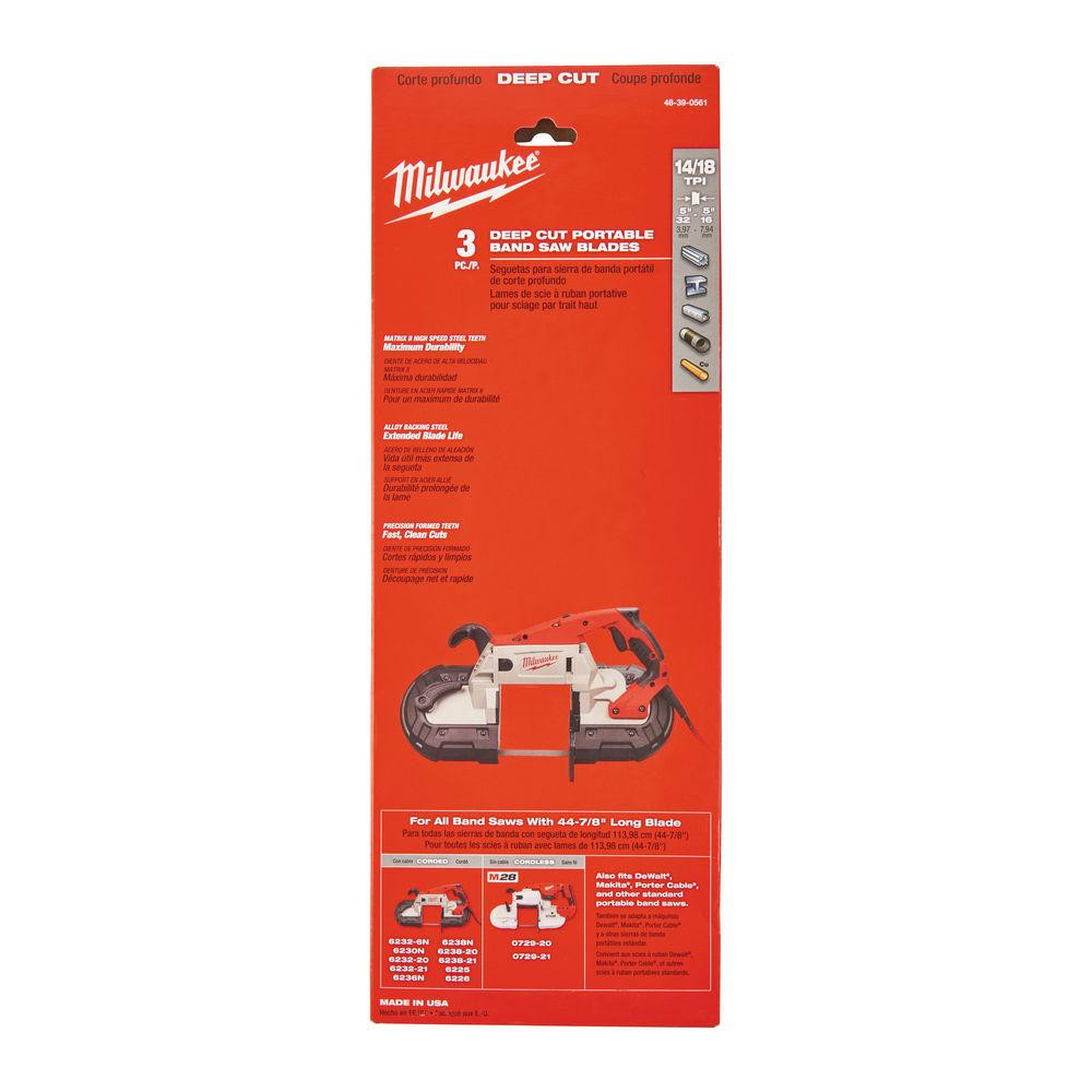 Полотно для стрічкових пил MILWAUKEE, 1139,83х1,8/1,4мм, (3шт) Одеса - фото 2