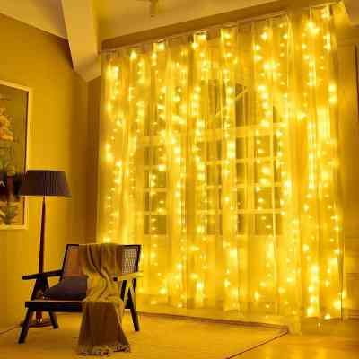 Гирлянда ColorWay Штора занавес 3 x 2 м 240 LED USB теплый цвет (CW-GW-240L32U) Винница