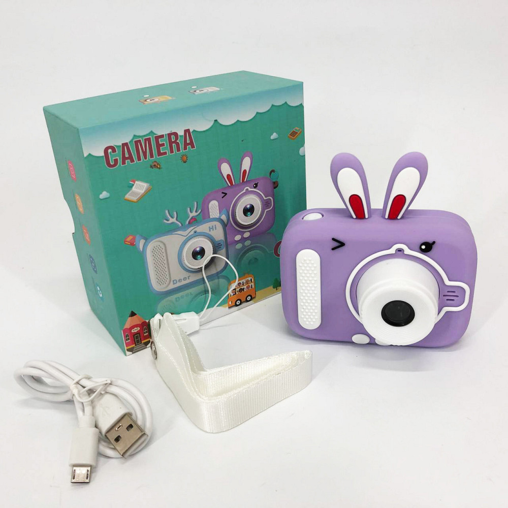 Детский цифровой фотоаппарат X900 Rabbit. Цвет: фиолетовый DJ-13 Львов - изображение 4