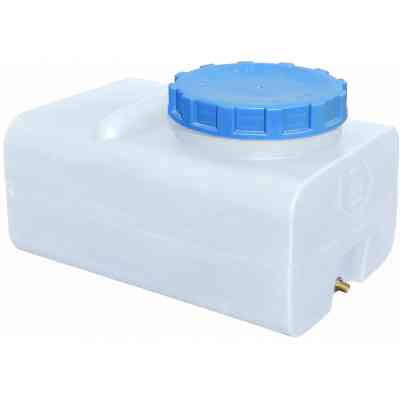 Ємність для води Пласт Бак квадратна харчова 100 л прямокутна біла (164) Вінниця