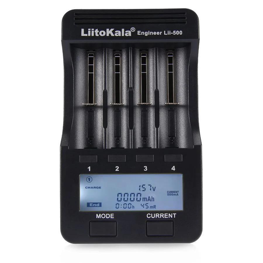 Заряднoe устройство Liitokala Lii-500 на 4 канала (для Ni-MH, Ni-CD, Li-Ion) с блоком питания + автоадаптер Киев - изображение 2