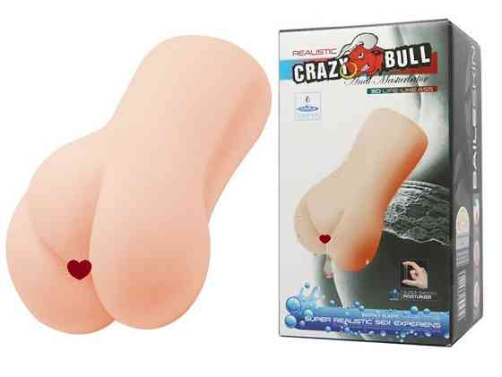 Мастурбатор-анус Crazy Bull - Realistic 3D Life-Like ASS Water lubricant, BM-009194K Sex Aura Киев