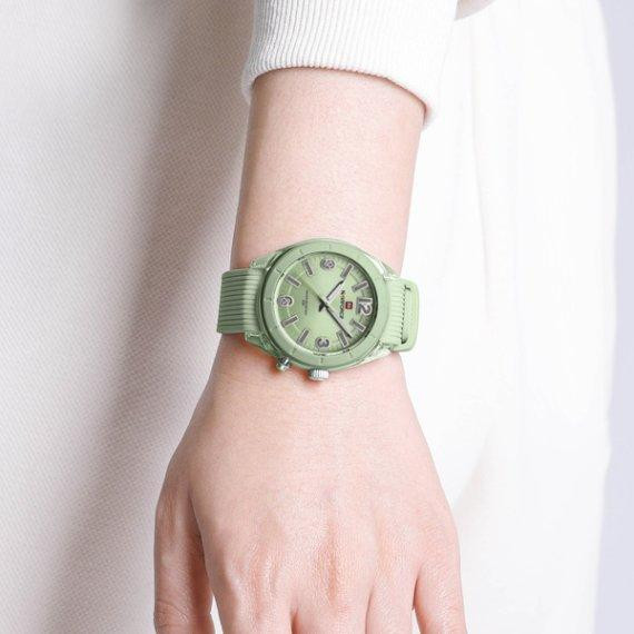 Жіночий наручний годинник Naviforce Amelia (Зелений) Київ - фото 5