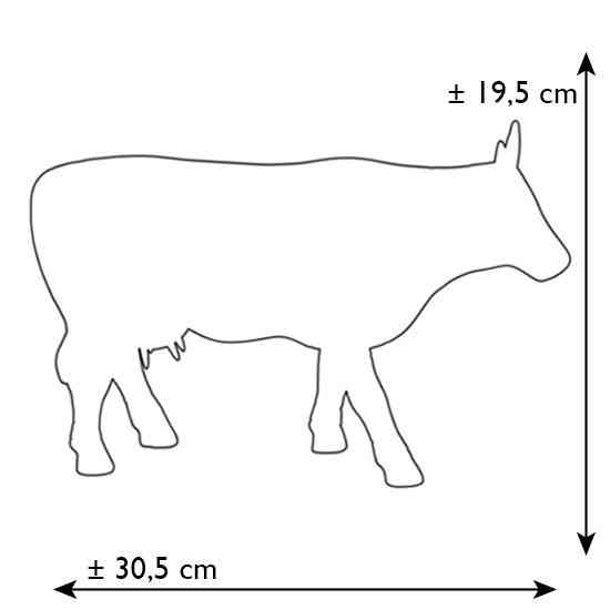 Статуетка корова Cow Parade Vaquita de Chocolat 30х9х20 см (Size L) Полістоун Вінниця