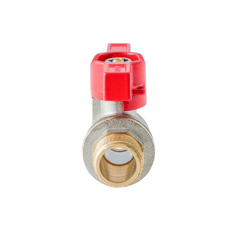 Кран кульовий ШШМ KOER EXTREME KE.219-15 - 1/2" MM ручка "метелик" червона (KR5762) Київ - фото 2