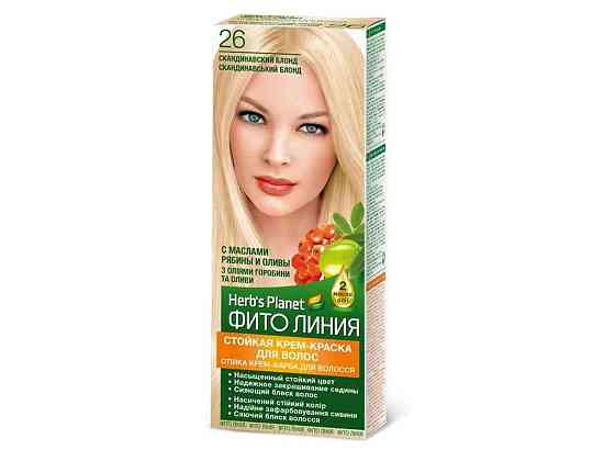 Крем-краска Скандинавский блонд Herbs Planet No 26 ТМ Фито линия Киев