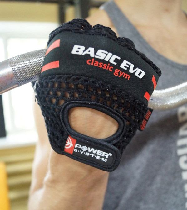 Рукавички для фітнесу Power System PS-2100 Basic EVO Black/Red Line XL Київ - фото 8