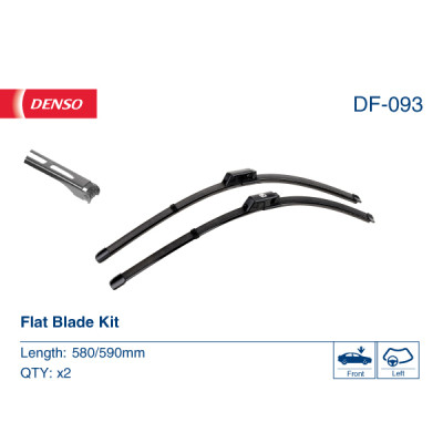 Щітка склоочисника Denso DF-093 Вінниця - фото 1