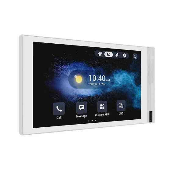 Відеодомофон 8” WiFi Akuvox S563W White SIP Android з Bluetooth (00-00002754) Київ